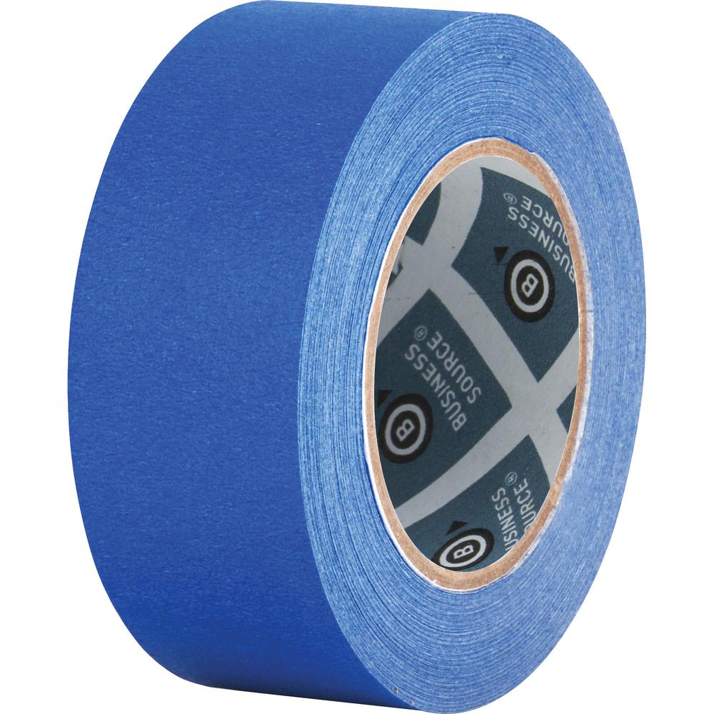 Business Source Multisurface Painter's Tape - 60 yd Length x 2" Width x 5.5 mil Thickness - Blue - 1 Pack. Picture 7