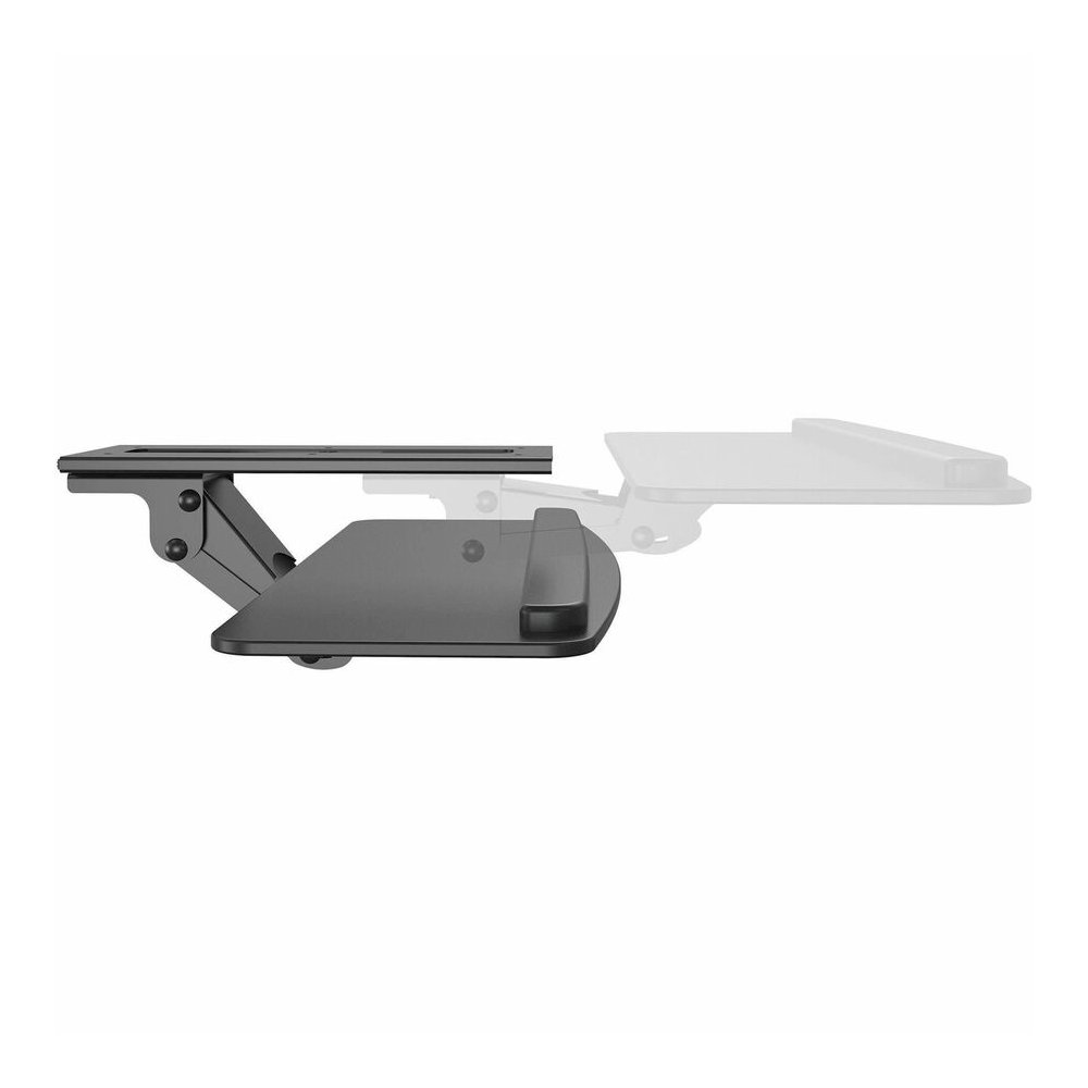 Lorell Universal Keyboard Tray - 5" Height x 10.9" Width - Black - 1 Each. Picture 11