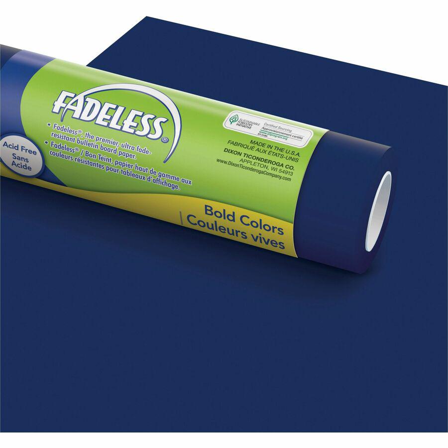 Fadeless Primary Colors Bulletin Art Paper - Fun and Learning, Table Skirting, Display, Decoration, Art Project, Craft Project, Bulletin Board - 3.25"Height x 48"Width x 12 ftLength - 4 / Carton - Fla. Picture 8