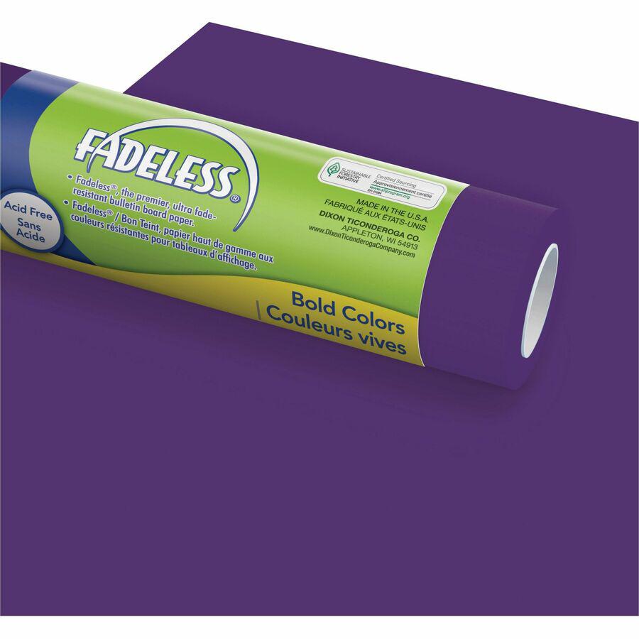 Fadeless Bright Colors Bulletin Art Paper - Fun and Learning, Table Skirting, Display, Decoration, Art Project, Craft Project, Bulletin Board - 3.25"Height x 48"Width x 12 ftLength - 4 / Carton - Lime. Picture 7