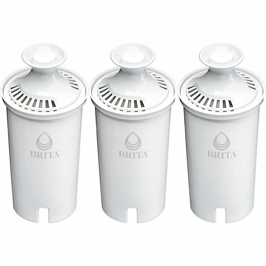 Brita Replacement Water Filter for Pitchers - Dispenser - Pitcher - 40 gal Filter Life (Water Capacity)2 Month Filter Life (Duration) - 24 / Carton - Blue, White. Picture 14