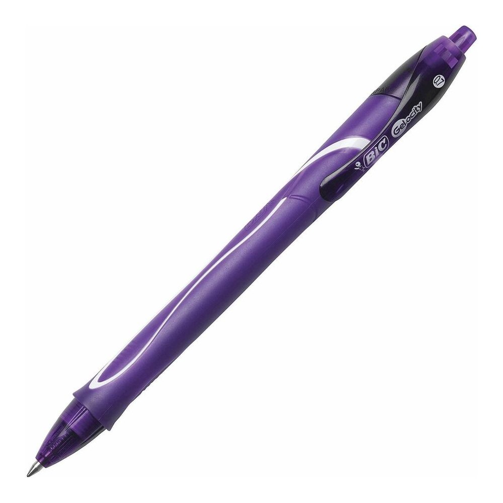 BIC Gel-ocity Gel Pen - Retractable - Assorted Ink - Gel-based - 1 Dozen. Picture 4