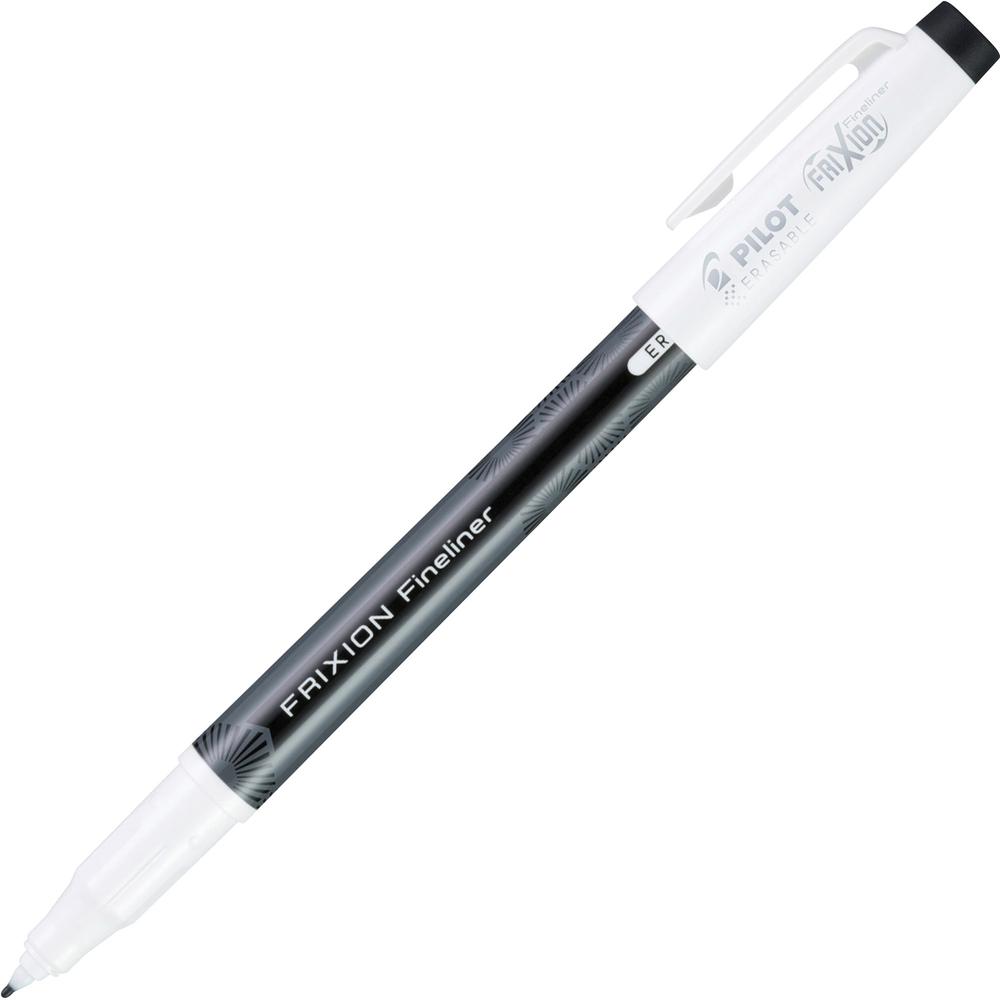 Pilot Erasaable Marker Pens - Erasable - Black Ink - Gel-based - Document, Writing - 1 Dozen. Picture 3