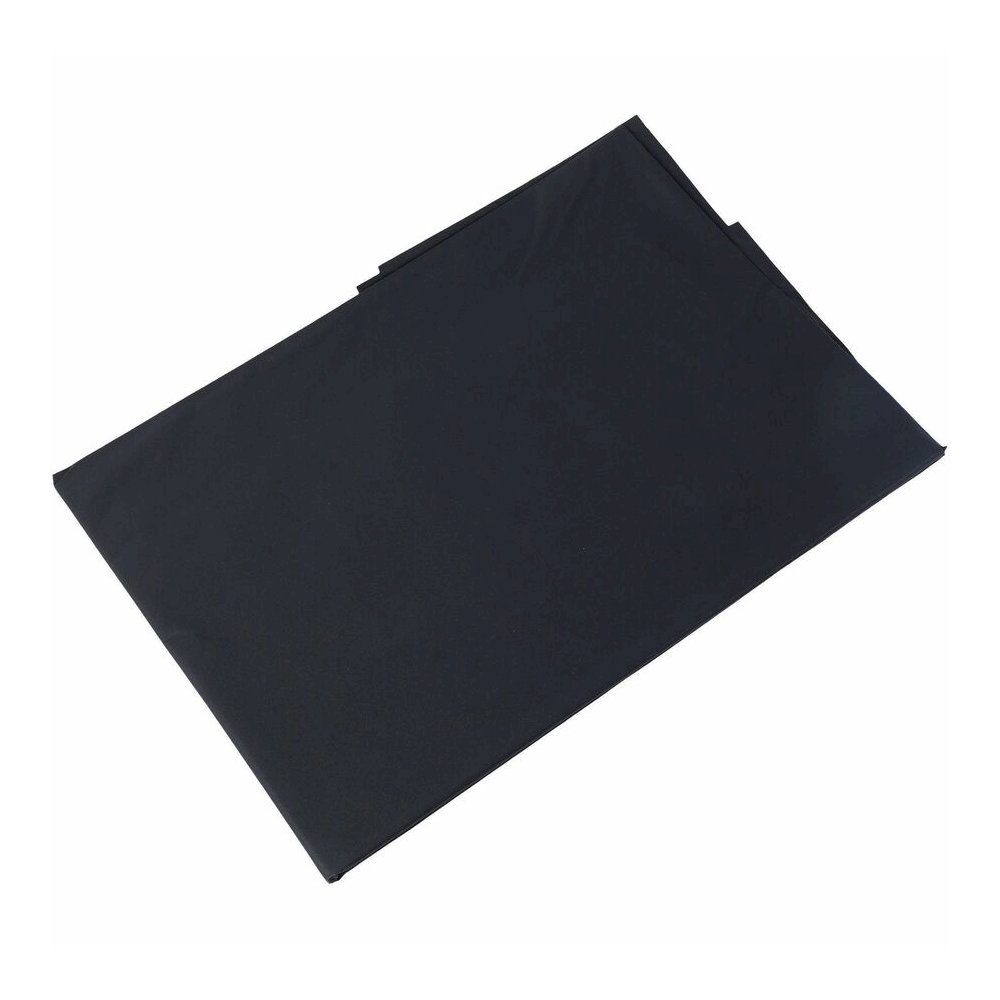 Genuine Joe Plastic Table Covers - 108" Length x 54" Width - Plastic - Black - 1 Pack. Picture 7