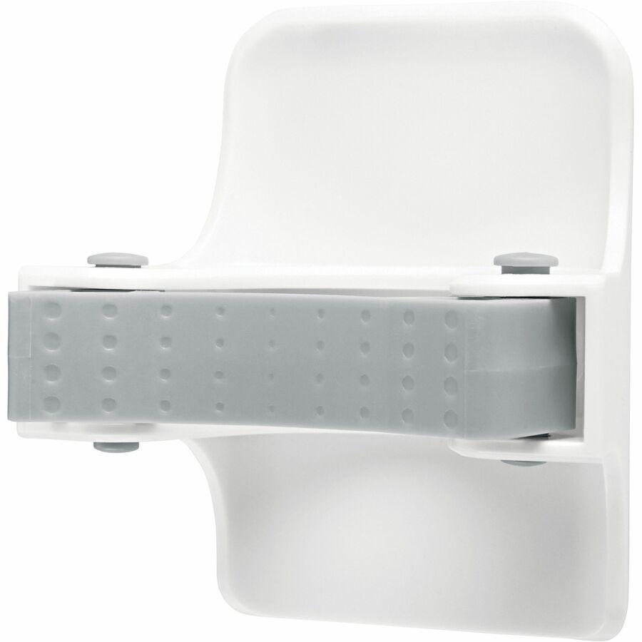 Command Broom Gripper - 4 lb (1.81 kg) Capacity - 4" Height x 5.2" Width - for Broom - Plastic - White, Clear - 1 Each. Picture 3