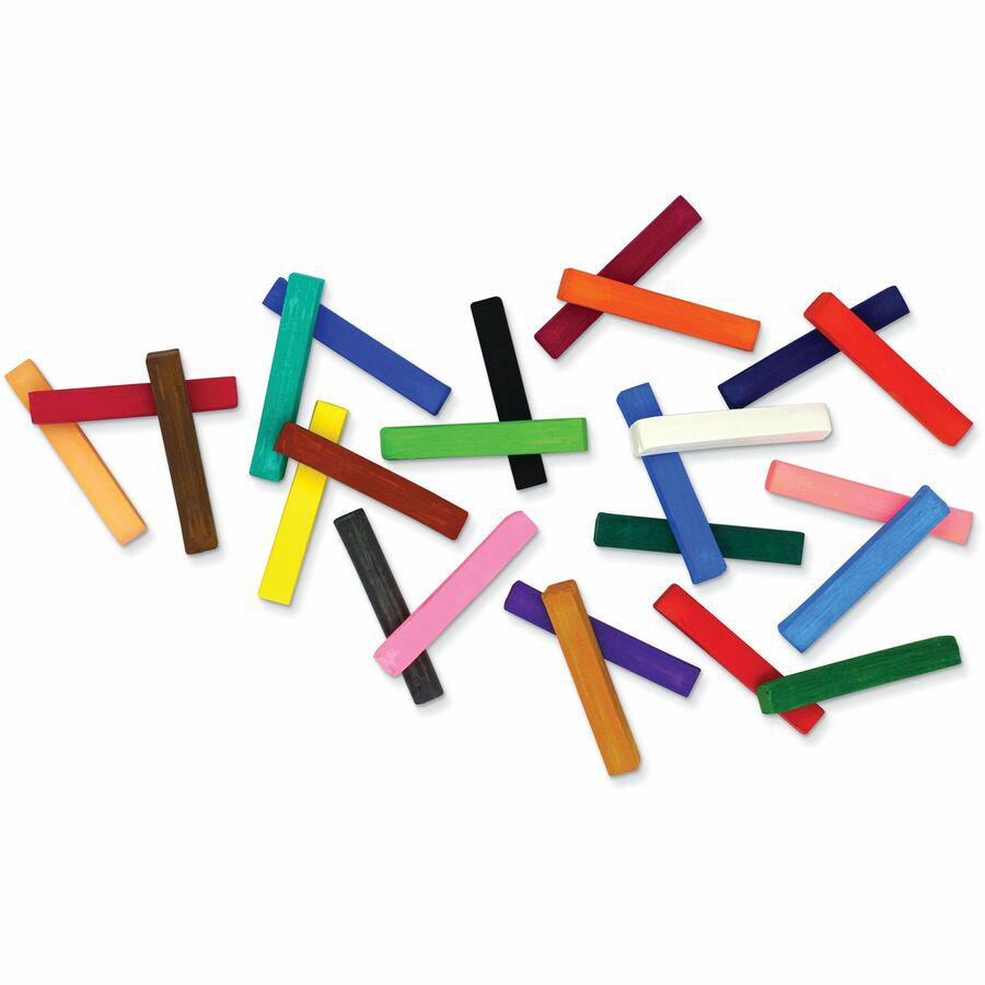 Creativity Street Square Artist Pastels - 0.4" Length - Assorted - 144 / Set. Picture 7