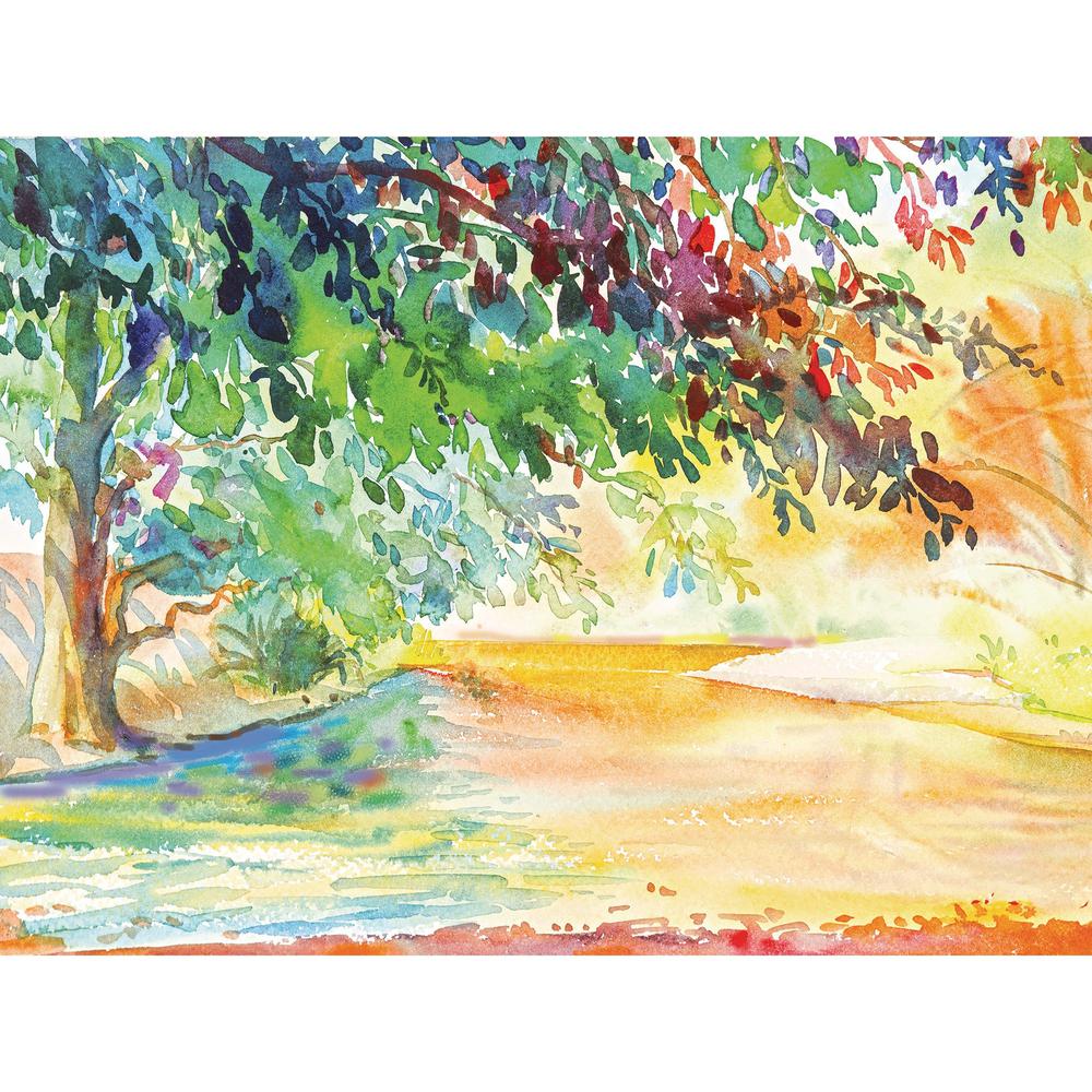 UCreate Watercolor Paper - 140 lb Basis Weight - 9" x 12" Sheet Size - White Paper - Acid-free, Recyclable - 50 / Pack. Picture 3