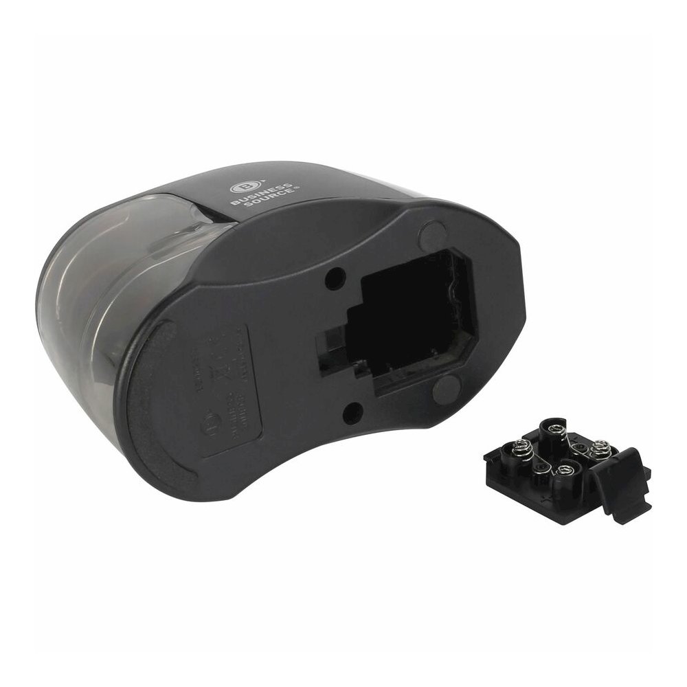 Business Source 2-way Electric Pencil Sharpener - AC Adapter Powered - Steel Alloy, ABS Plastic - 1 Each. Picture 6