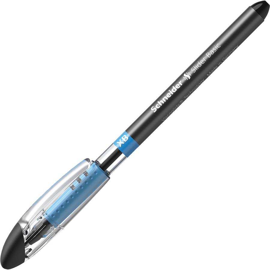 Schneider Slider Basic XB Ballpoint Pen Wallet - Black, Red, Blue, Light Green, Orange, Violet, Pink, Light Blue Ink - Transparent Rubberized, Black, Red, Blue, Light Green, Orange, Violet, Pink, Ligh. Picture 10