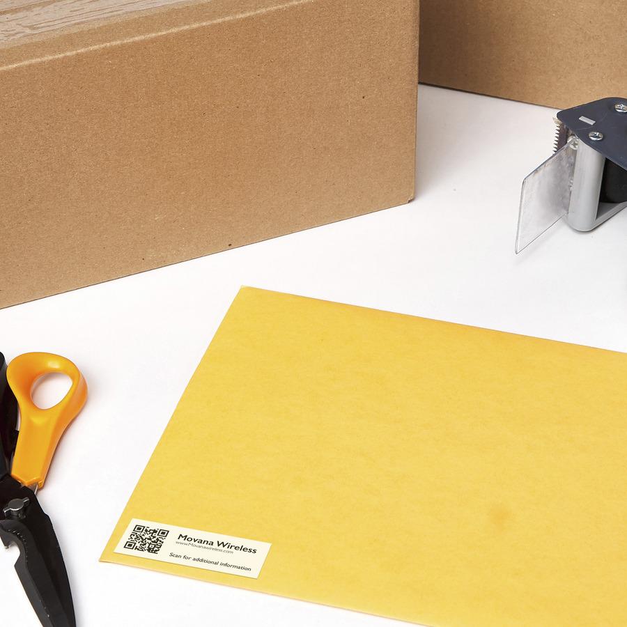 Avery&reg; Address Label - 3 2/5" Height x 9" Width x 11 1/5" Length - Permanent Adhesive - Rectangle - Matte White - Paper - 33 / Sheet - 500 Total Sheets - 16500 Total Label(s) - 1 Carton. Picture 7