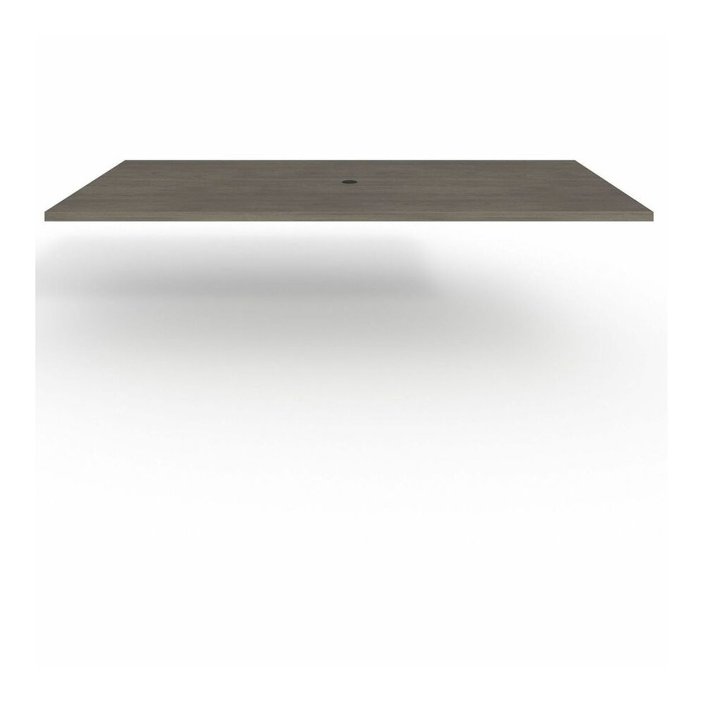 Lorell Prominence 2.0 Rectangular Conference Tabletop - Rectangle - 96" Width x 48" Depth, x 1.5" Thickness Top - Material: Particleboard - Finish: Gray Elm - Laminated, Durable, Mar Resistant, Burn R. Picture 7