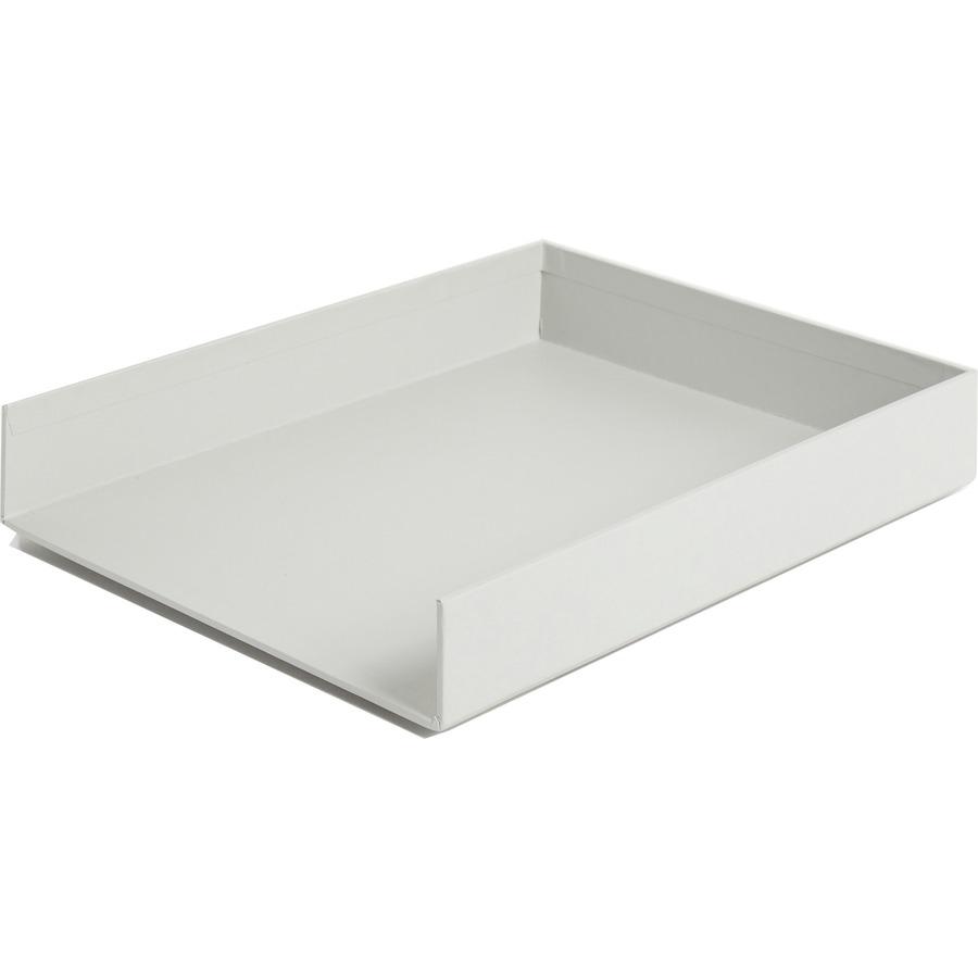U Brands 4 Piece Desk Organization Kit - 4.1" Height x 9.8" Width12" Length%Desktop - Sturdy, Lightweight - Gray - Chipboard, Paper - 1 Each. Picture 6