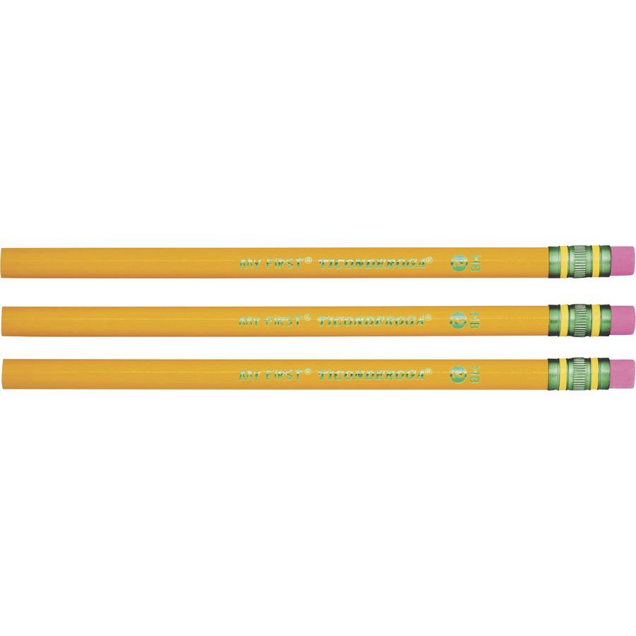 Ticonderoga My First Wood Pencil - #2 - Yellow Cedar Barrel - 36 / Pack. Picture 12