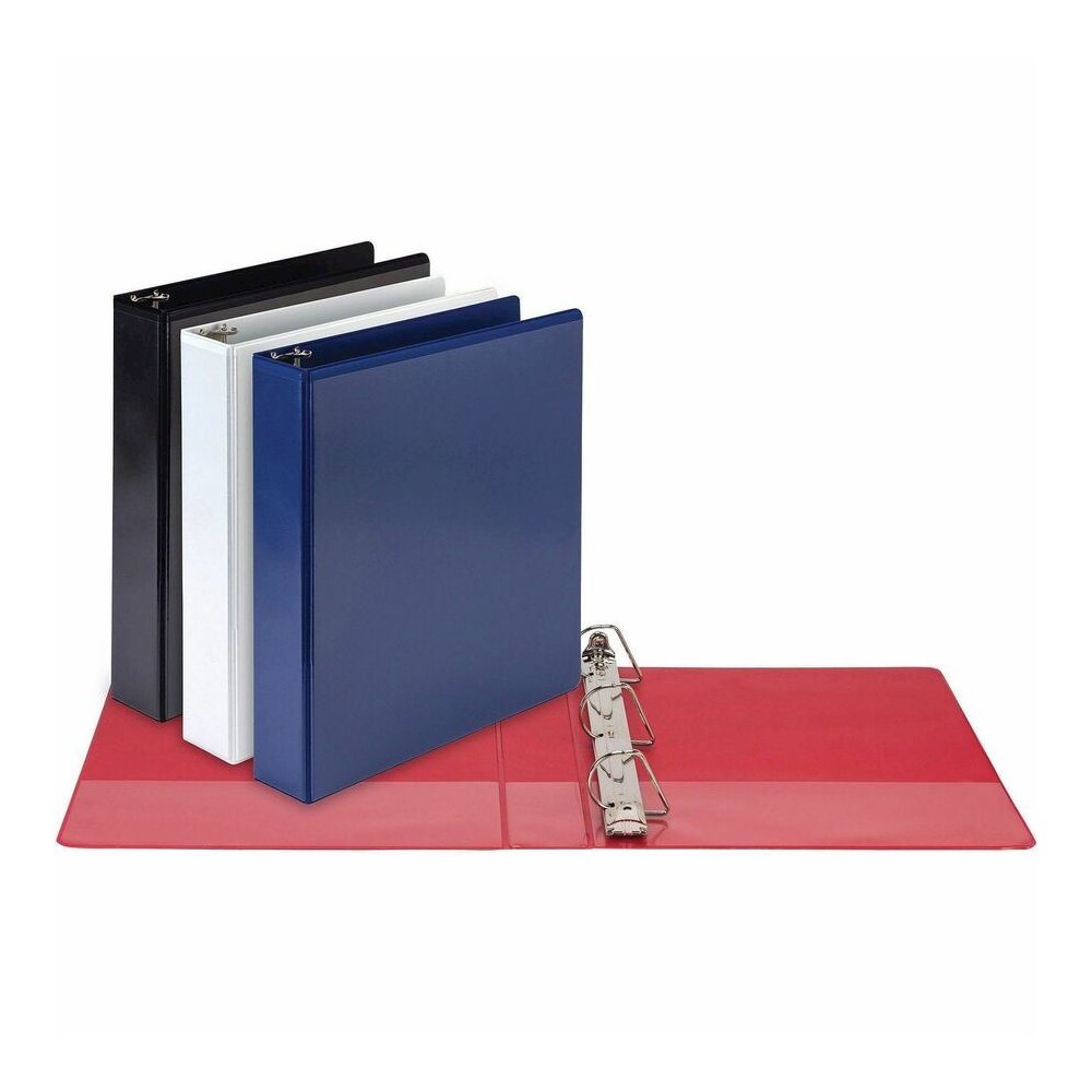 Samsill Durable View Binders - 1 1/2" Binder Capacity - Letter - 8 1/2" x 11" Sheet Size - 350 Sheet Capacity - Fastener: D-Ring - Pocket: 2, Internal - Chipboard, Polypropylene - Assorted - Recycled . Picture 6