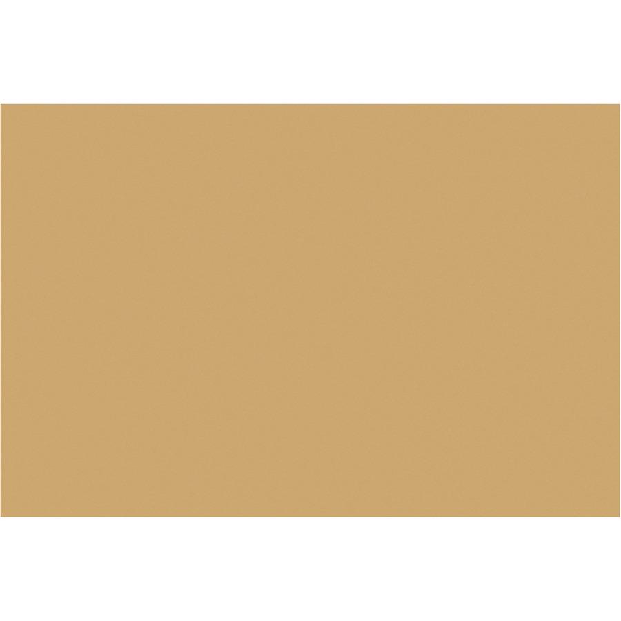 Tru-Ray Construction Paper - Art Project, Craft Project - 12" Width x 18" Length - 76 lb Basis Weight - Almond - Fiber, Sulphite - 50 / Pack. Picture 5