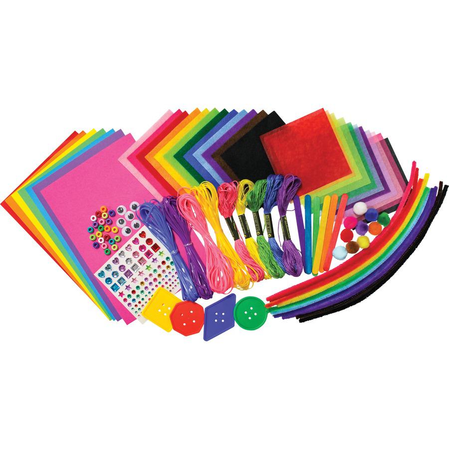Teacher Created Resources Craft Box - Crafting, Artwork - 600 Piece(s) - Multi - Felt - 1 Each. Picture 7