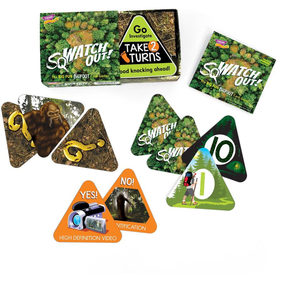 Trend sqWATCH Out! Three Corner Card Game - 63 Card(s) - Fun - Mystery - 2 to 4 Players - 1 Each. Picture 8