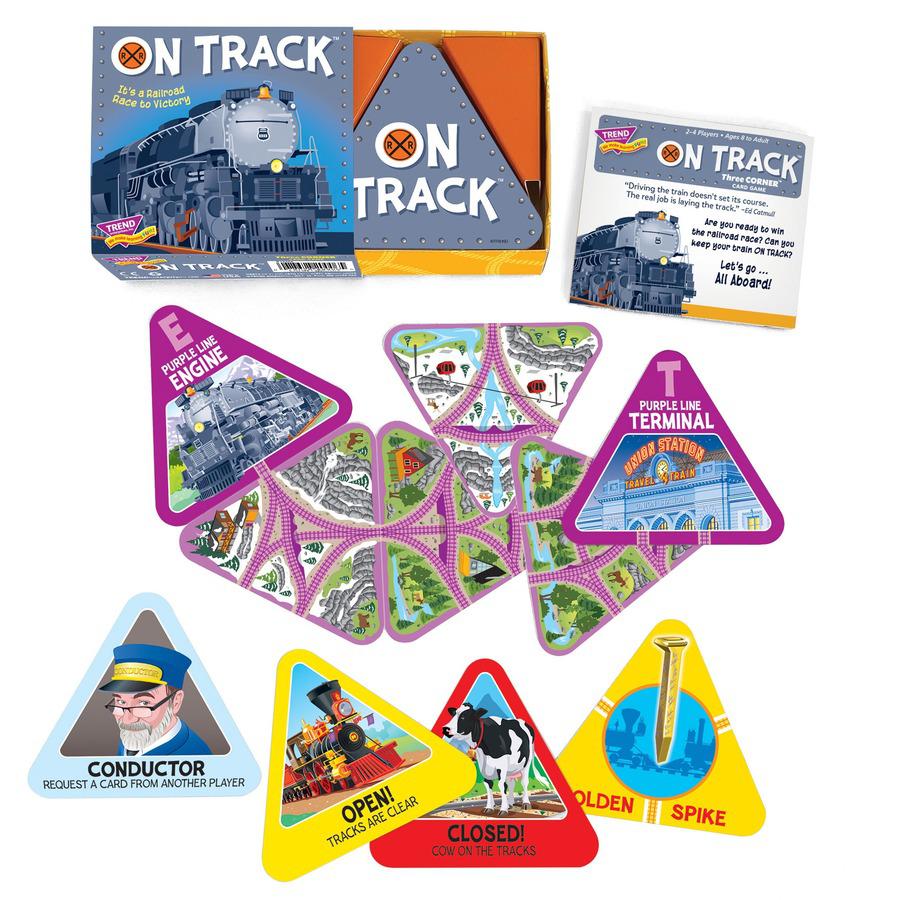 Trend On Track Three Corner Card Game - 30 Card(s) - Fun - 2 to 4 Players - 1 Each. Picture 8