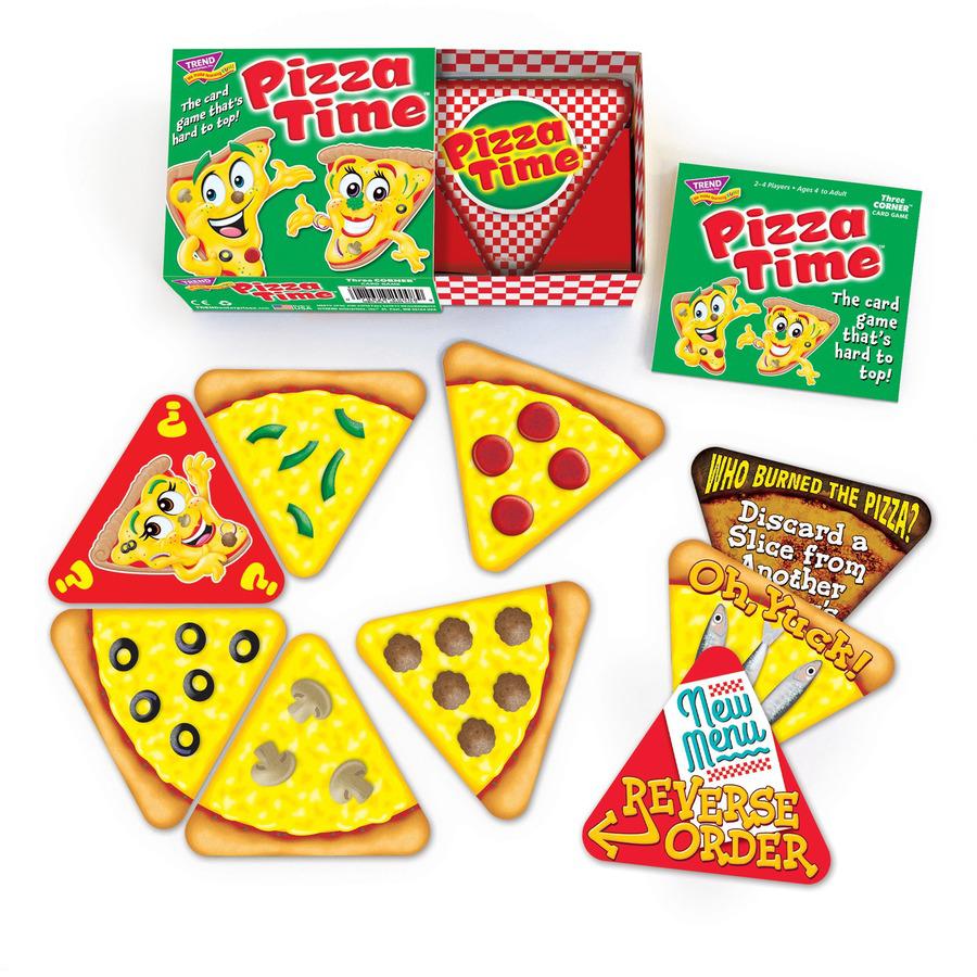 Trend Pizza Time Three Corner Card Game - 63 Card(s) - Fun - Mystery - 2 to 4 Players - 1 Each. Picture 8