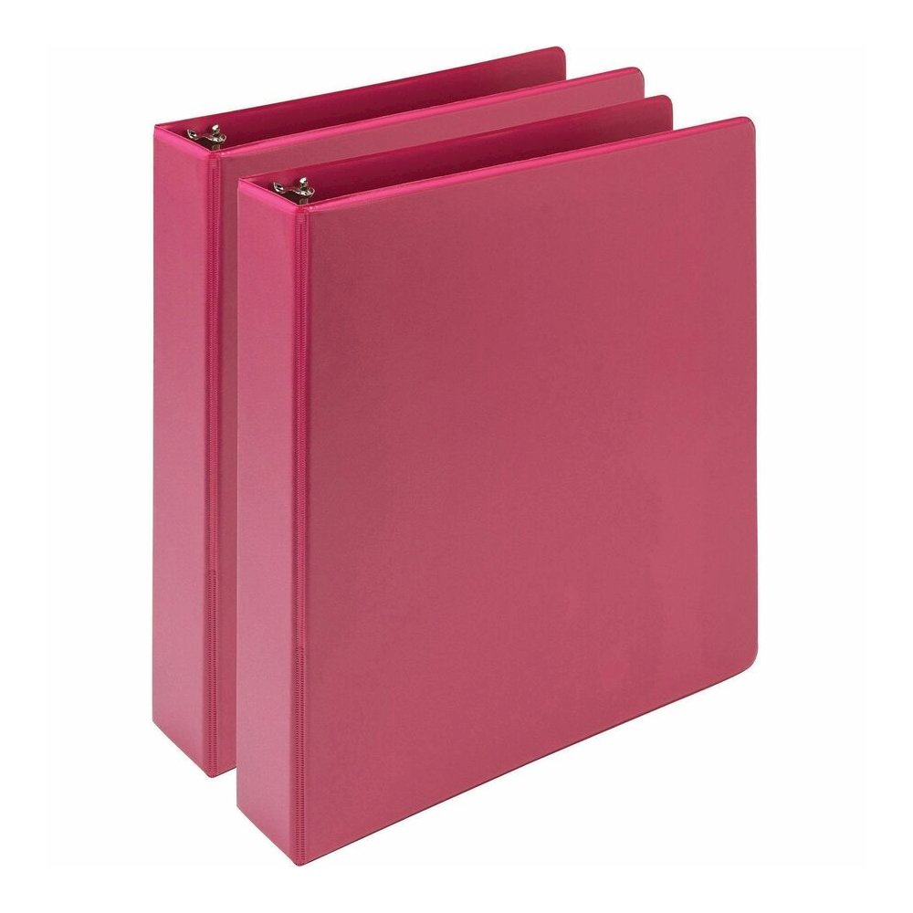 Samsill Earth's Choice Plant-based View Binders - 1 1/2" Binder Capacity - Letter - 8 1/2" x 11" Sheet Size - 3 Ring - Fastener: Round Ring - Chipboard, Polypropylene, Plastic - Berry - Recycled - Bio. Picture 7
