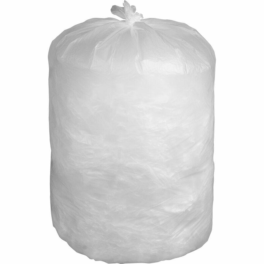Everyday Genuine Joe High-Density Can Liners - 10 gal Capacity - 24" Length x 24" Width x 0.24 mil (6 Micron) Thickness - High Density - Clear - Resin - Office Waste, Receptacle - 1000 / Carton. Picture 5