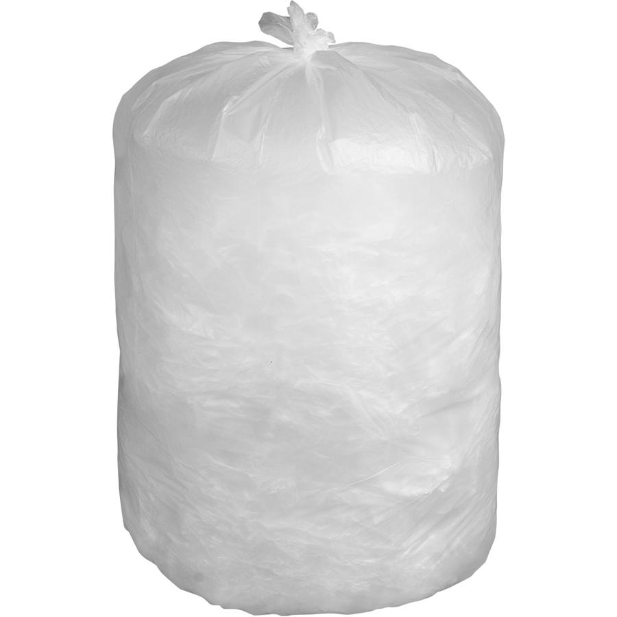 Everyday Genuine Joe High-Density Can Liners - 45 gal Capacity - 46" Length x 40" Width x 0.43 mil (11 Micron) Thickness - High Density - Natural - Resin - Office Waste, Receptacle - 250 / Carton. Picture 3