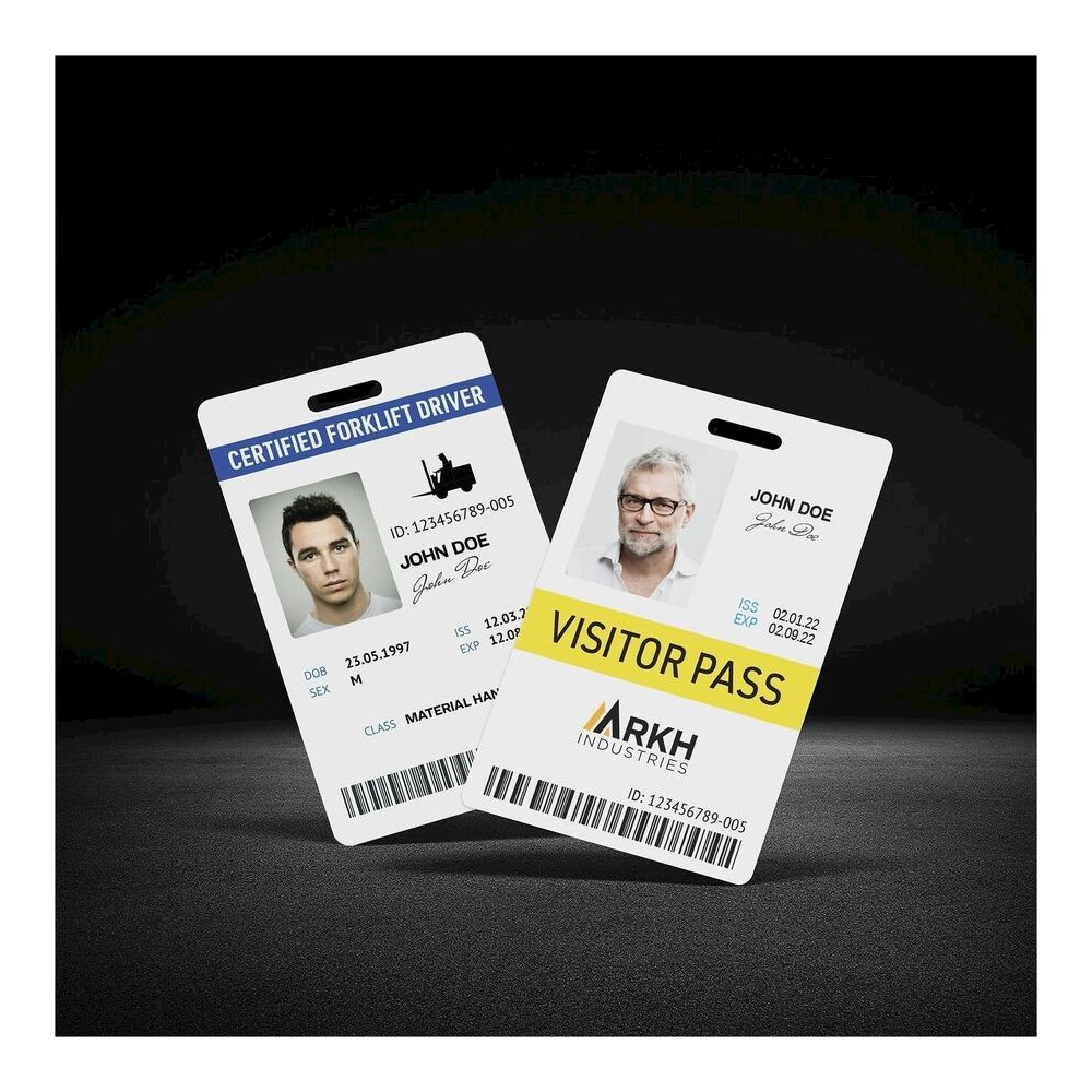 Avery&reg; Name Badge - Print/Message - "Vertical, Portrait - 2.1" Width x 3.4" Height - Rectangular Shape - Double Sided - Durable, Hand Writable, Printable, Water Resistant, Chemical Resistant, Abra. Picture 11