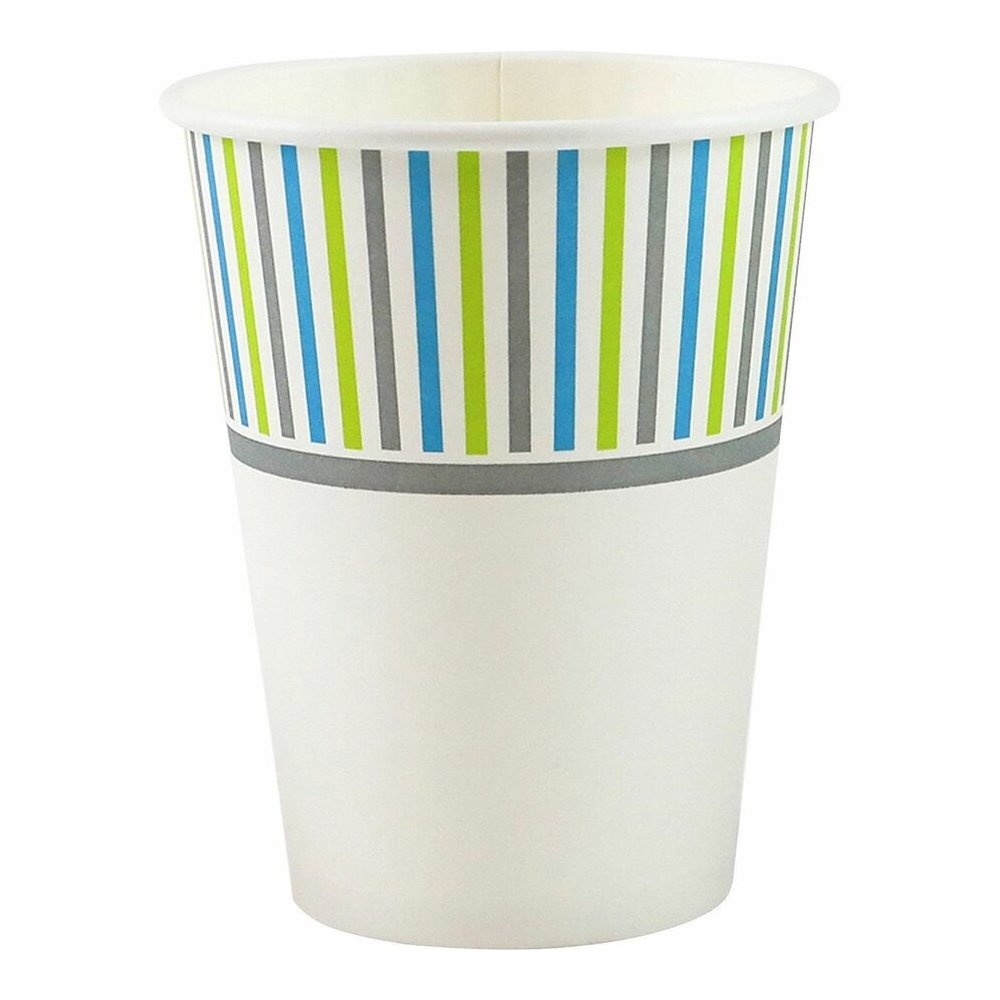 Genuine Joe 12 oz Cold Cups - 50 / Pack - 20 / Carton - White - Paper - Cold, Beverage. Picture 7