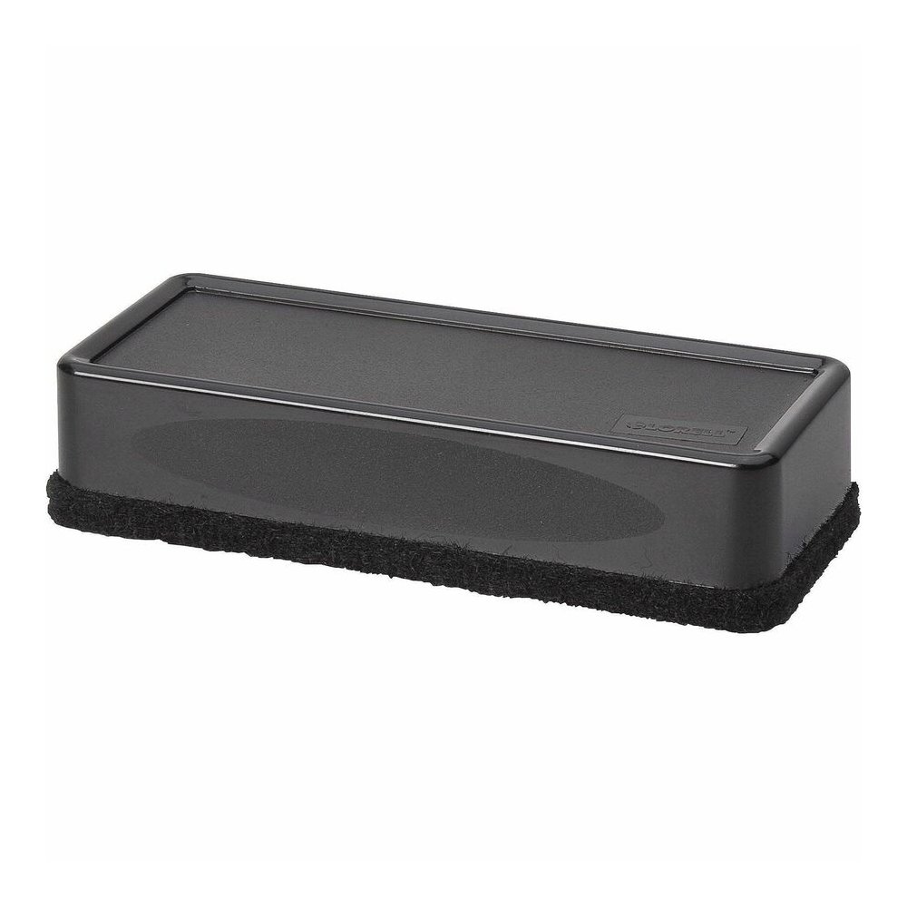 Lorell Dry-Erase Board Erasers - Black - 12 / Box. Picture 5