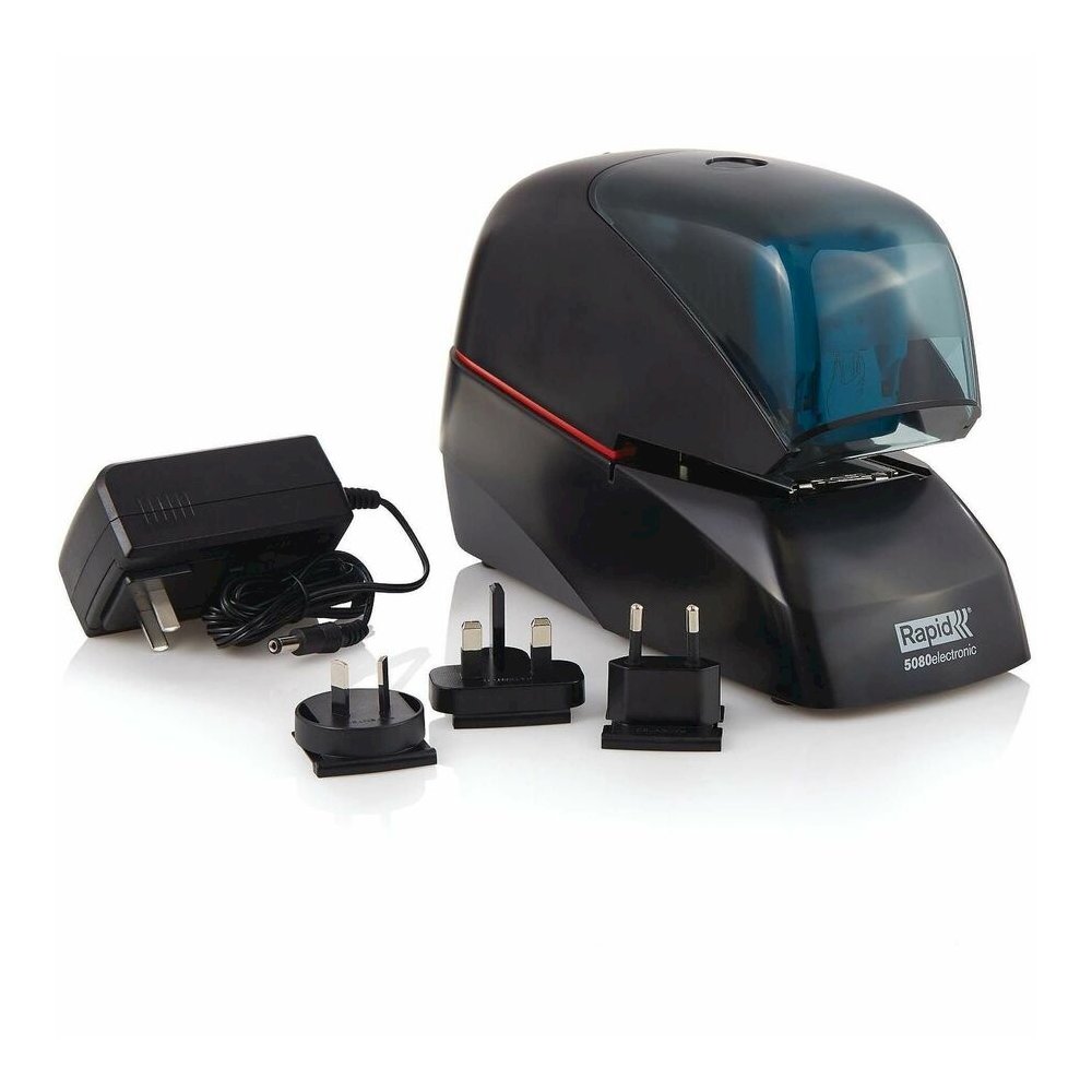 Rapid Stapler Electric 5080E - Staples Upto 90 Sheet - Staple Size: 2" - Black - 1 Each. Picture 9