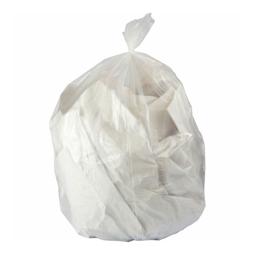 Heritage Linear Low Density Can Liners - 33 gal Capacity - 33" Width x 2 mil (51 Micron) Thickness - Low Density - Clear - Linear Low-Density Polyethylene (LLDPE) - Garbage Can/ - 1 Carton. Picture 5