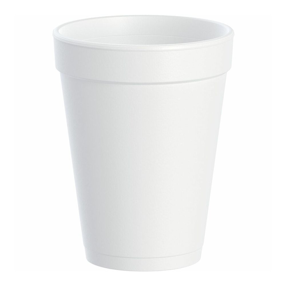 Dart J Cup 14 oz Squat Insulated Foam Cups - 14 fl oz - White - Foam - Cold Drink, Hot Drink, Soft Drink - 25/Pack - 40 / Carton. Picture 6