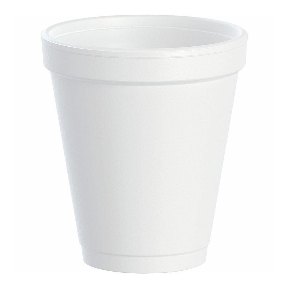 Dart J Cup 6 oz Insulated Foam Cups - 6 fl oz - White - Foam - Soft Drink, Cold Drink, Hot Drink - 25/Pack - 40 / Carton. Picture 8