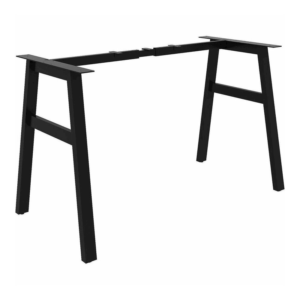 Lorell Table Base - Powder Coated A-shaped, Black Base - 28.50" Height x 71.60" Width x 23.20" Depth - Metal Base Material - 1 Each. Picture 9