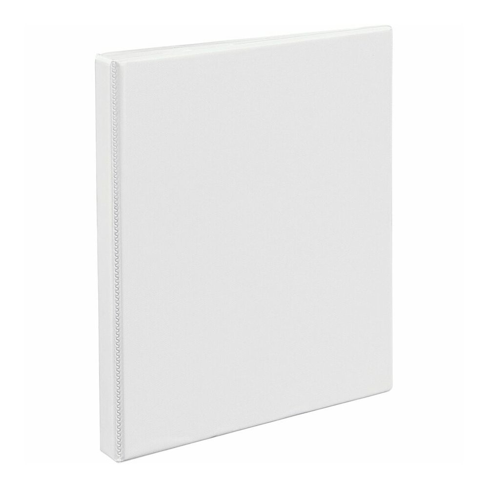Avery&reg; Heavy-duty Nonstick View Binder - 1/2" Binder Capacity - Letter - 8 1/2" x 11" Sheet Size - 120 Sheet Capacity - 3 Ring - Fastener: Slant D-Ring - Pocket: 4, Internal - Poly - White - Recyc. Picture 7