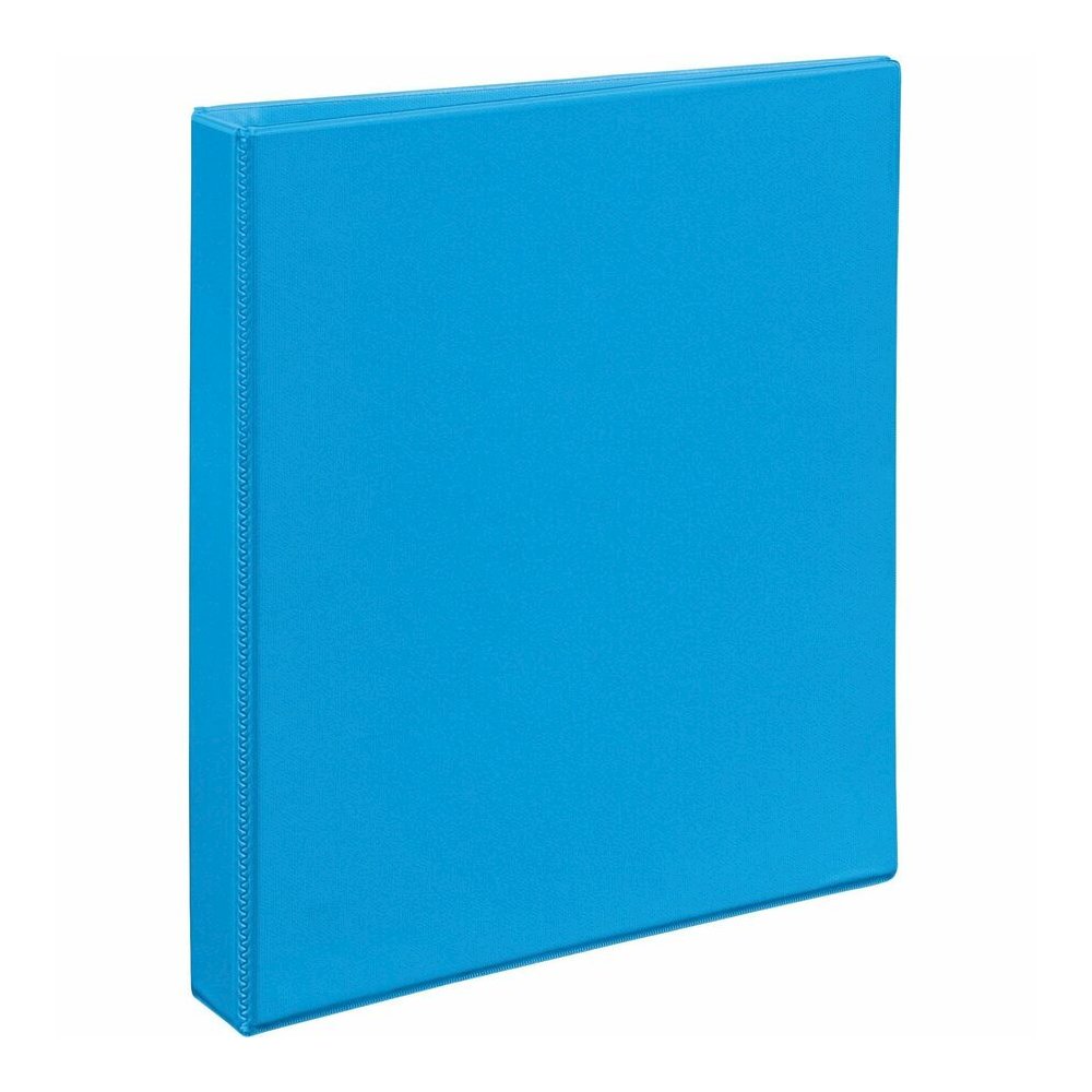 Avery&reg; Heavy-duty Nonstick View Binder - 1" Binder Capacity - Letter - 8 1/2" x 11" Sheet Size - 220 Sheet Capacity - 3 Ring - Fastener: Slant D-Ring - Pocket: 4, Internal - Poly - Light Blue - Re. Picture 6