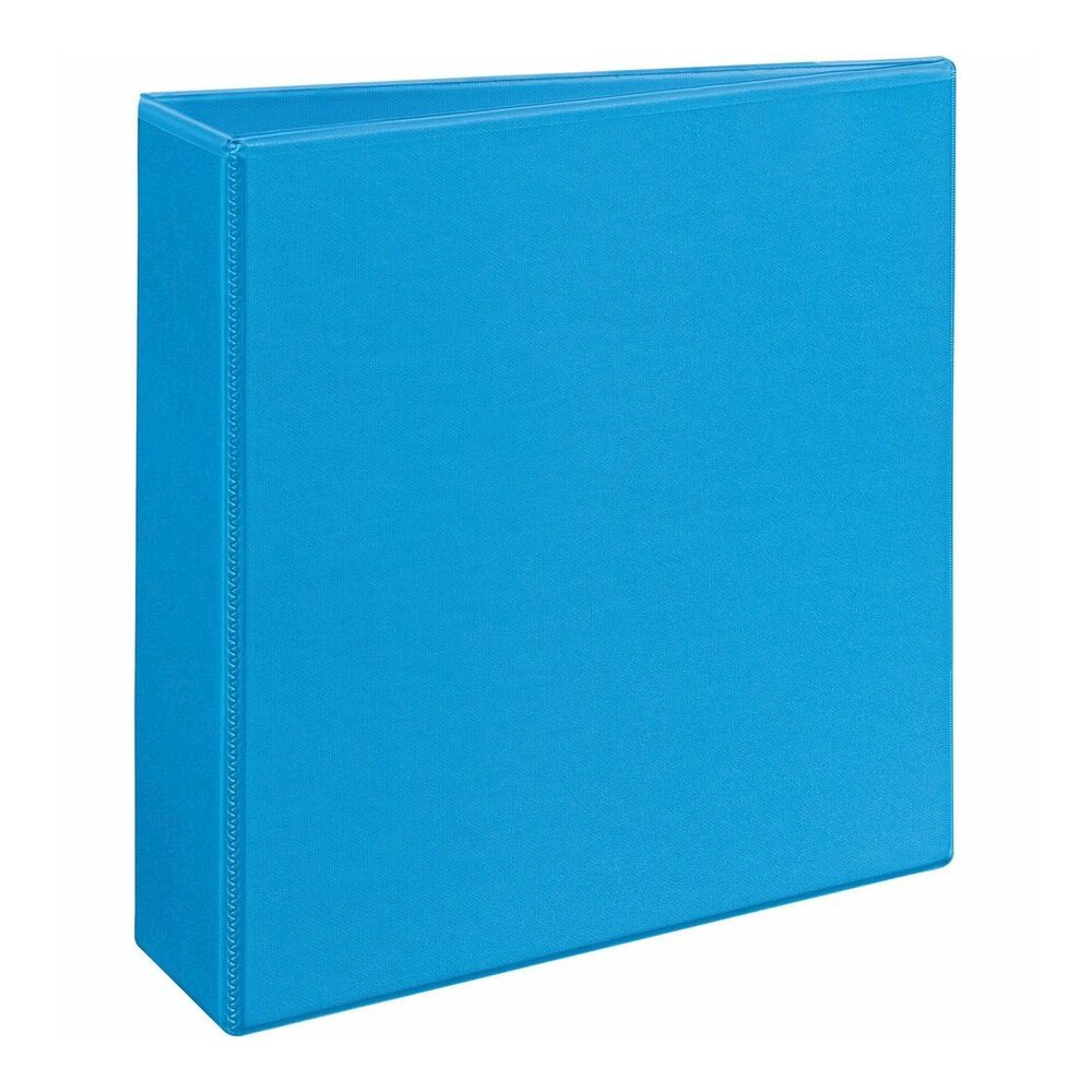 Avery&reg; Heavy-duty Nonstick View Binder - 3" Binder Capacity - Letter - 8 1/2" x 11" Sheet Size - 600 Sheet Capacity - 3 Ring - Fastener: Slant D-Ring - Pocket: 4, Internal - Poly - Light Blue - Re. Picture 7