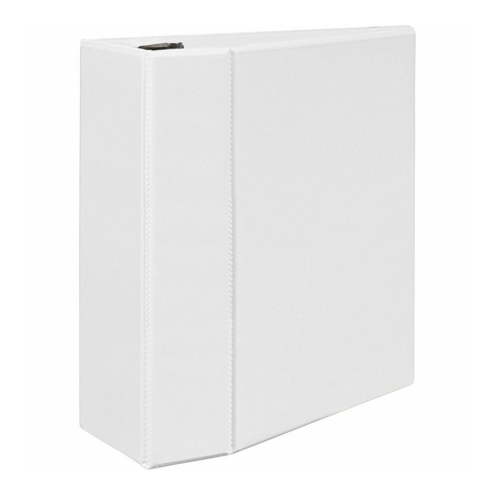 Avery&reg; Durable View Binder - EZD Rings - 5" Binder Capacity - Letter - 8 1/2" x 11" Sheet Size - 1050 Sheet Capacity - 3 Ring - Fastener: D-Ring - Pocket: 4, Internal - Poly - White - Recycled - E. Picture 6