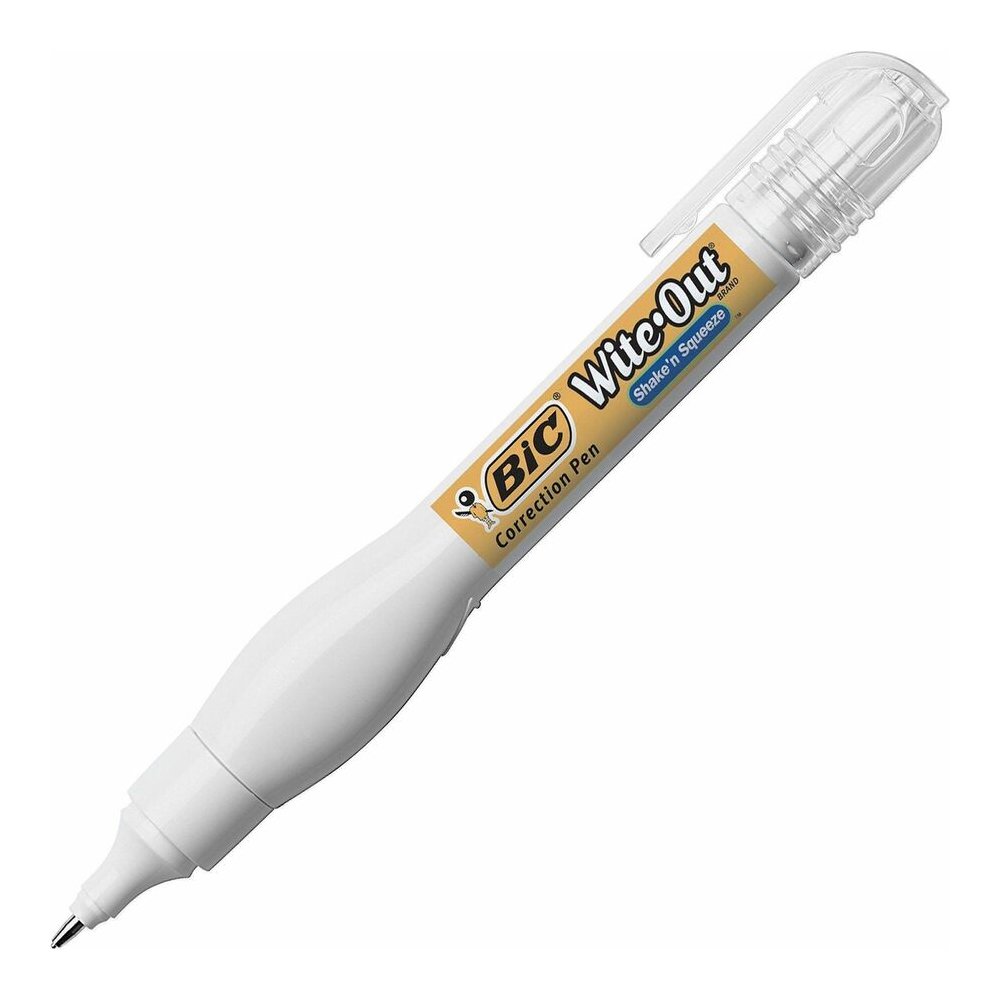 Wite-Out Shake 'n Squeeze Correction Pen - Pen Applicator - 8 mL - White - Fast-drying - 12 / Box. Picture 3