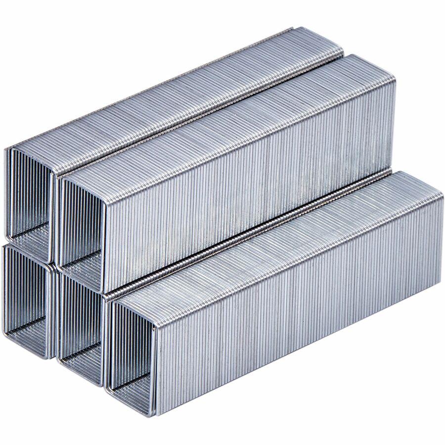 Bostitch 13/16" Heavy Duty Premium Staples - Heavy Duty - 13/16" Leg - 1/2" Crown - Holds 165 Sheet(s) - Chisel Point - Silver - High Carbon Steel - 0.8" Height x 0.5" Width0.9" Length - 1000 / Box. Picture 5