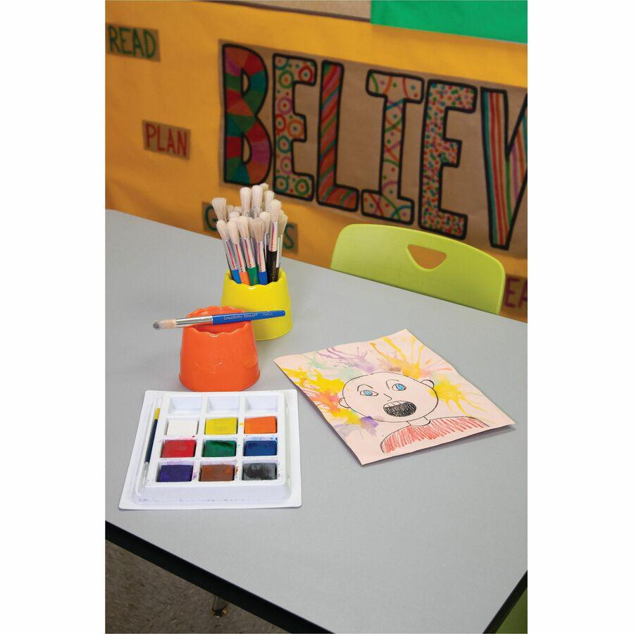 Creativity Street Wood Colossal Brushes - 30 Brush(es) - 6" Wood - Aluminum Ferrule. Picture 9