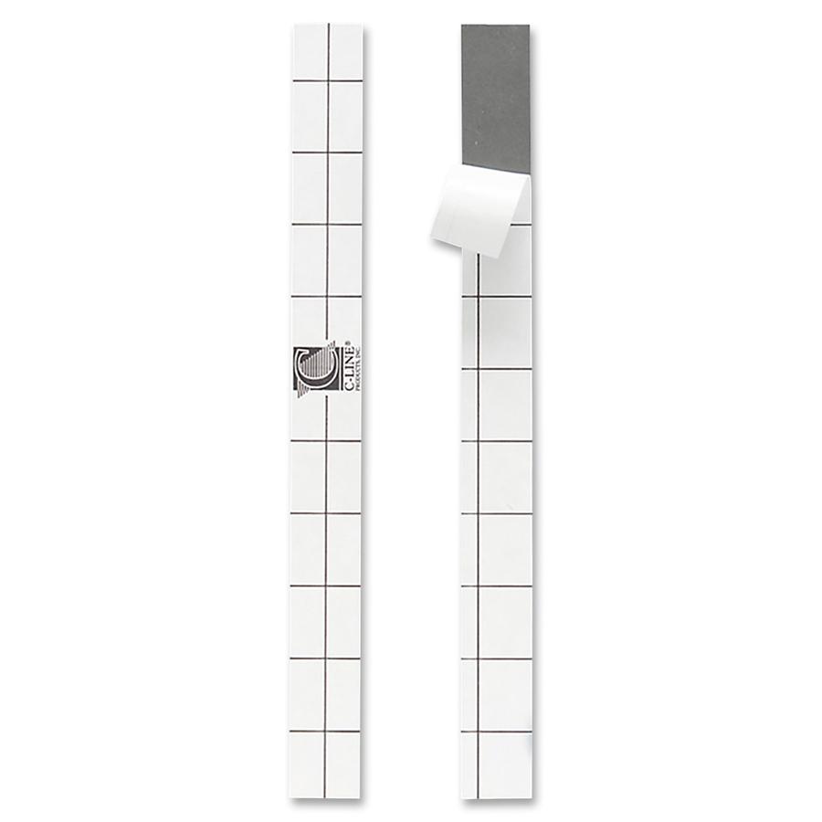 C-Line Self-Adhesive Attaching Strips - 3-Hole Punched, Peel & Stick, 11 x 1, 200/BX, 64713. Picture 2