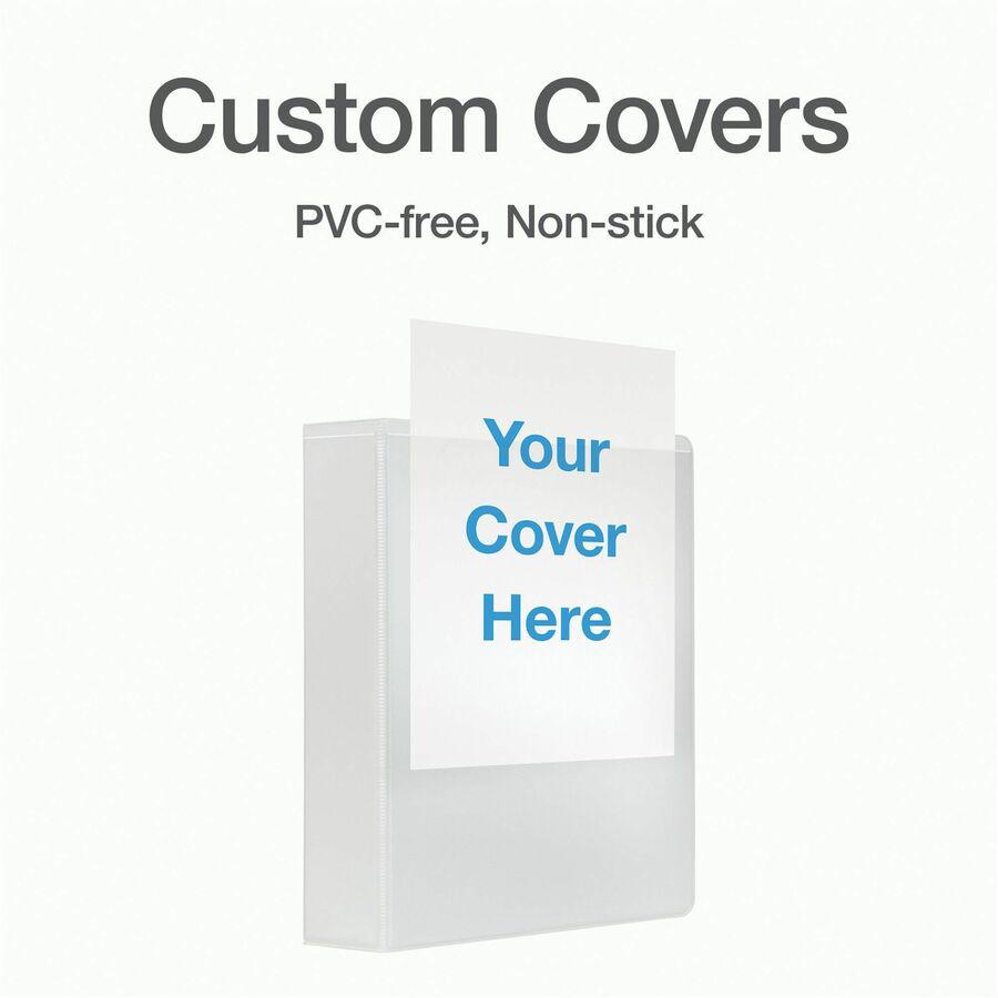 Cardinal Xtralife ClearVue Locking Slant-D Binders - 2" Binder Capacity - Letter - 8 1/2" x 11" Sheet Size - 540 Sheet Capacity - 2 1/2" Spine Width - 3 x D-Ring Fastener(s) - 2 Inside Front & Back Po. Picture 9