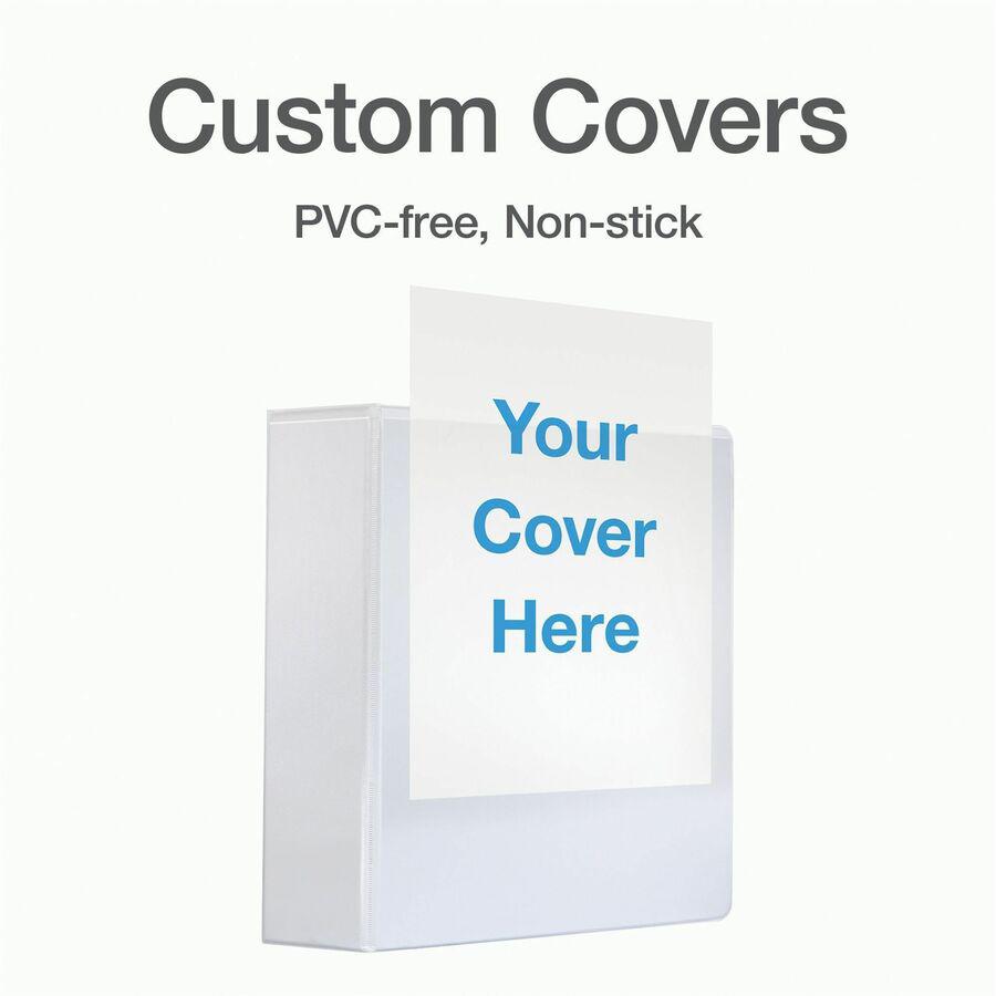 Cardinal Xtralife ClearVue Locking Slant-D Binders - 3" Binder Capacity - Letter - 8 1/2" x 11" Sheet Size - 725 Sheet Capacity - 2 29/32" Spine Width - 3 x D-Ring Fastener(s) - 2 Inside Front & Back . Picture 7