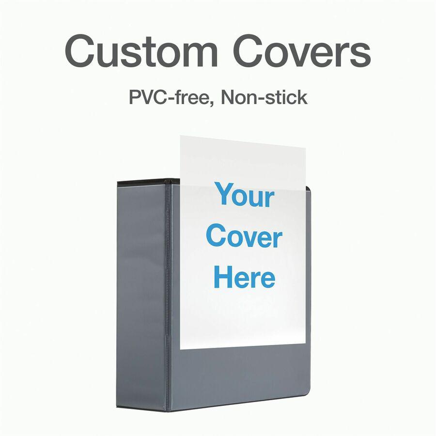 Cardinal Xtralife ClearVue Locking Slant-D Binders - 4" Binder Capacity - Letter - 8 1/2" x 11" Sheet Size - 890 Sheet Capacity - 3 3/5" Spine Width - 3 x D-Ring Fastener(s) - 2 Inside Front & Back Po. Picture 7