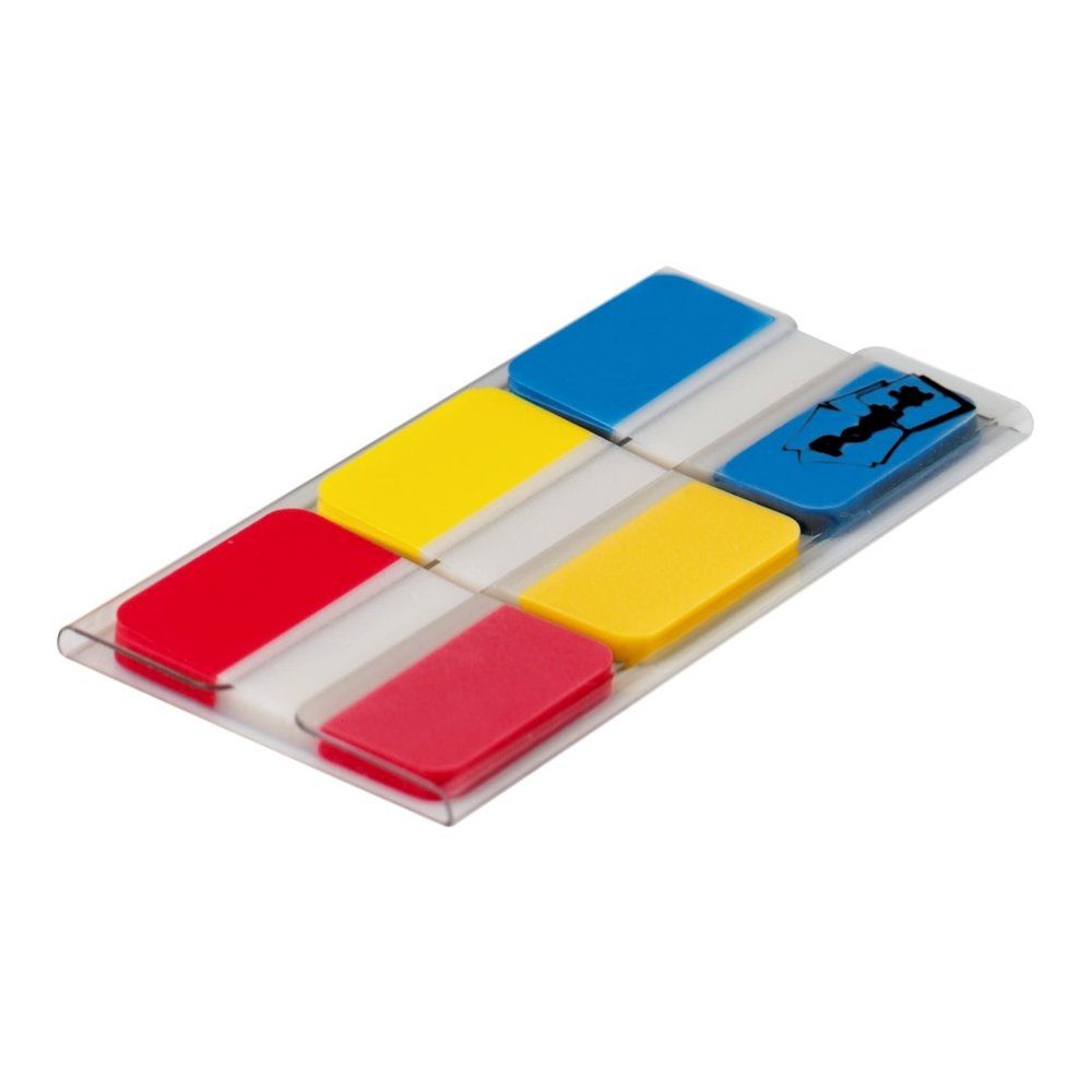 Post-it&reg; Durable Tabs - Write-on Tab(s) - 0.98" Tab Height x 1" Tab Width - Self-adhesive, Removable - Red, Yellow, Blue, Neon Tab(s)No - Wear Resistant, Tear Resistant, Durable, Writable, Reposit. Picture 7