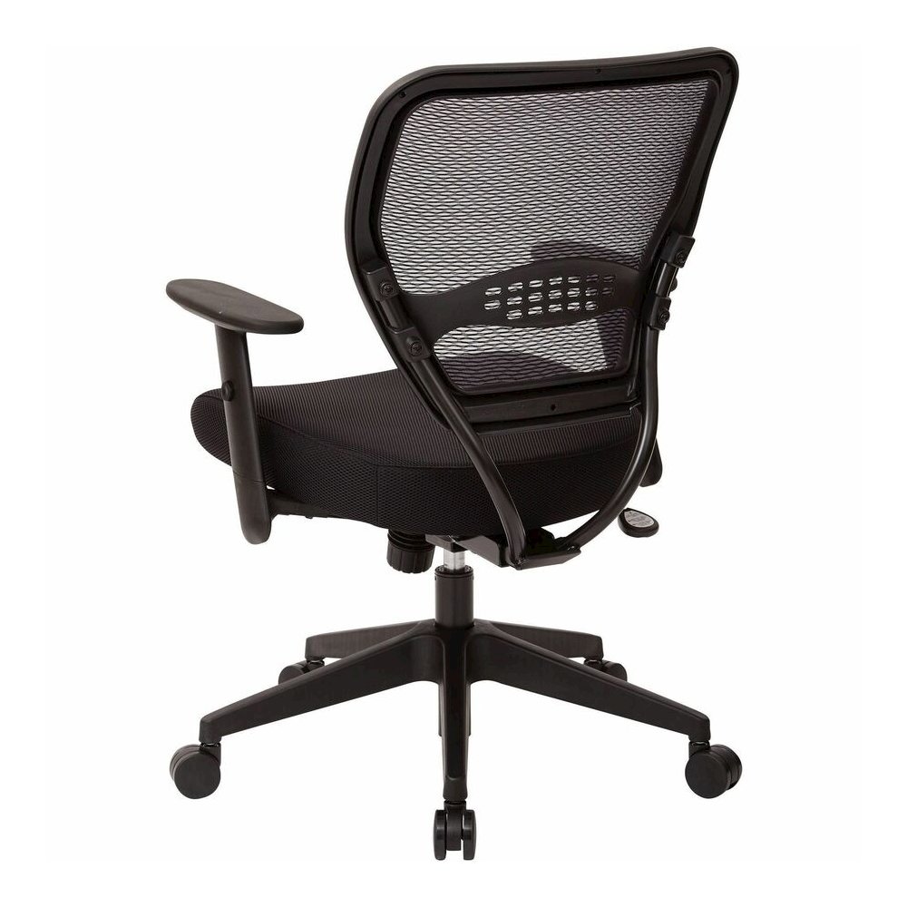 Office Star Professional Air Grid Back Managers Chair - Black Seat Color - Mesh Seat Material - Mesh Back Material - Black Frame Color - 5-star Base - 1 Each. Picture 8