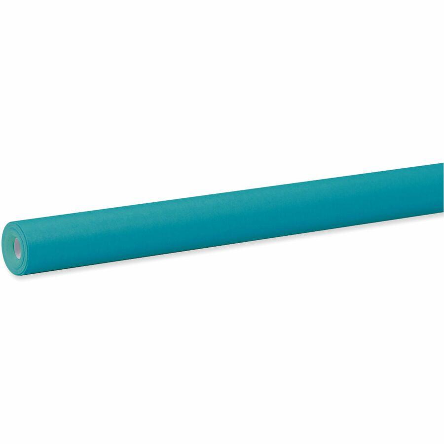Fadeless Bulletin Board Art Paper - ClassRoom Project, Home Project, Office Project - 48"Width x 50 ftLength - 1 / Roll - Azure Blue. Picture 5