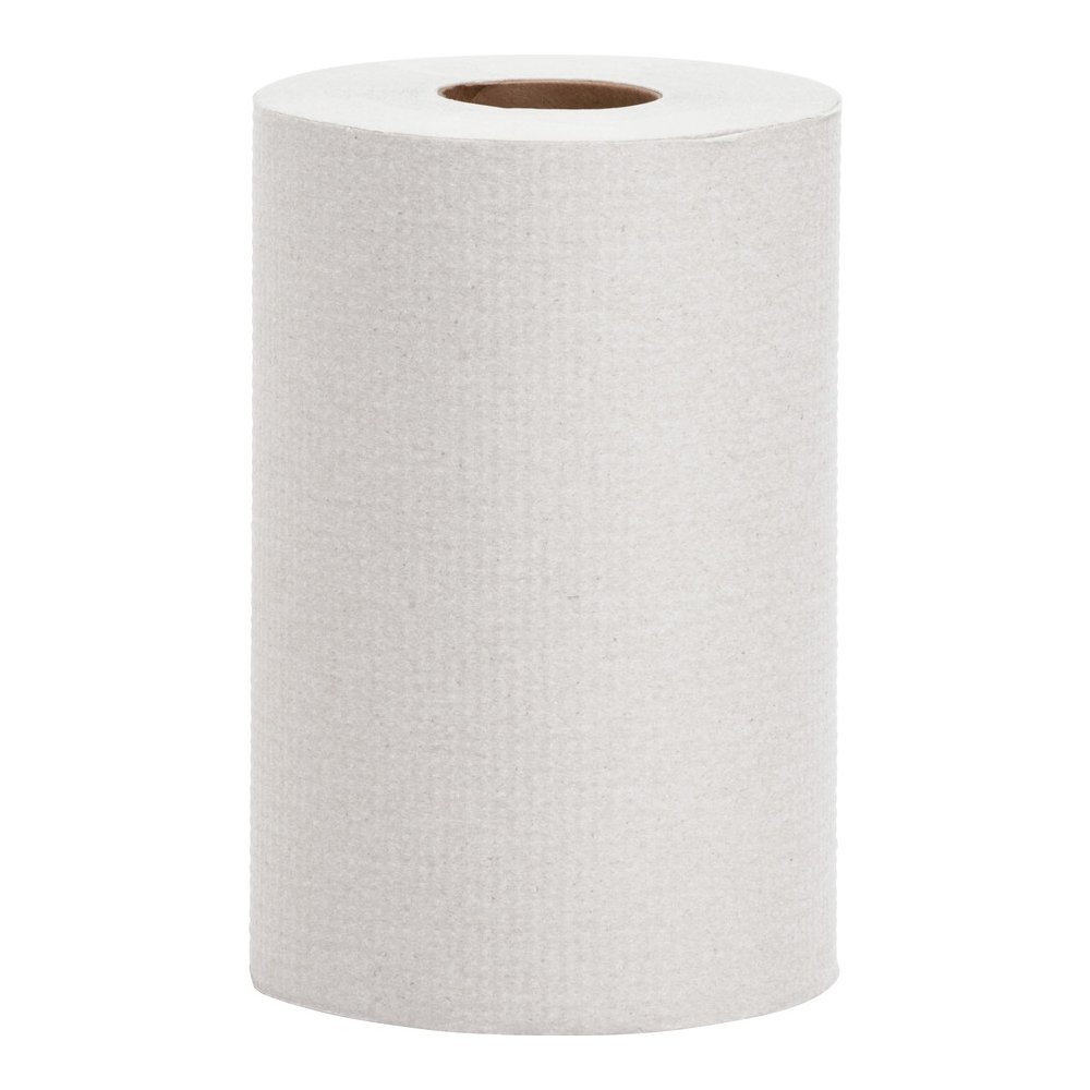 Genuine Joe Hardwound Roll Paper Towels - 7.87" Width x 350 ft Length - 2" Core - White - 12 / Carton. Picture 6