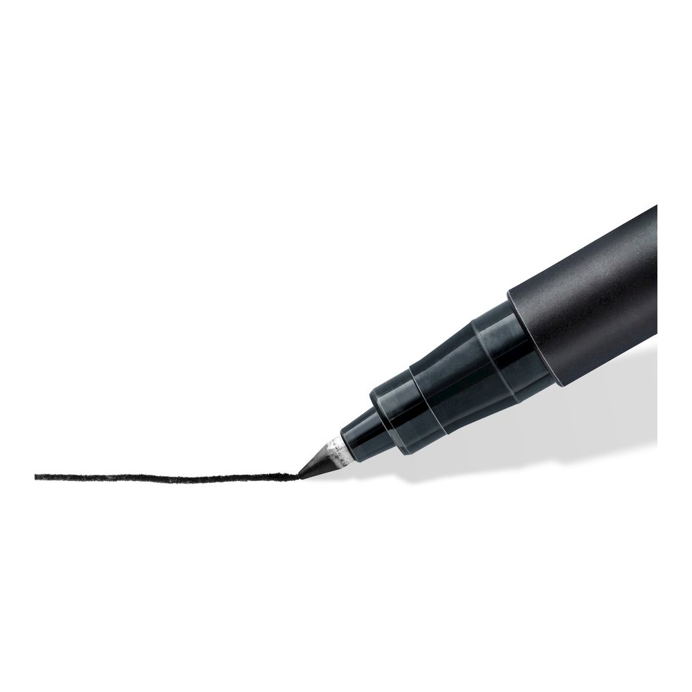 Lumocolor Permanent Pen 318 - Red, Blue, Green, Black Ink - Black Polypropylene Barrel - Writing - 4 / Set. Picture 5